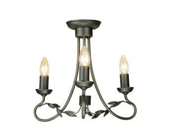 Люстра OLIVIA Elstead OV3-BLK-GOLD Elstead_OV3-BLK-GOLD фото