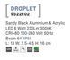 Бра вуличне DROPLET Nova Luce 9522102 Nova Luce_9522102 фото 3