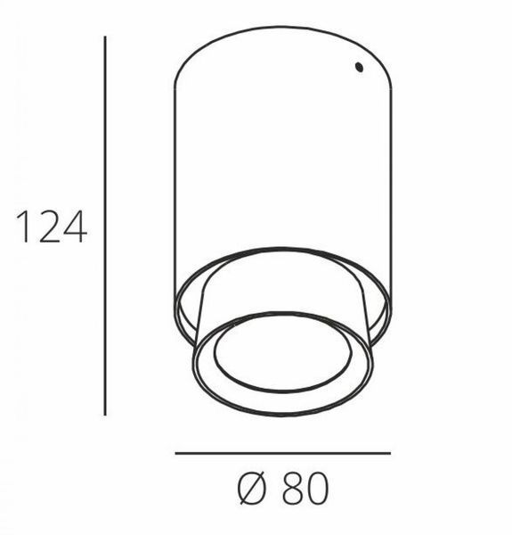 Світильник точковий TUBO Skarlat RSLC78014 15W WH+BK 4000K Skarlat_RSLC78014 15W WH+BK 4000K фото