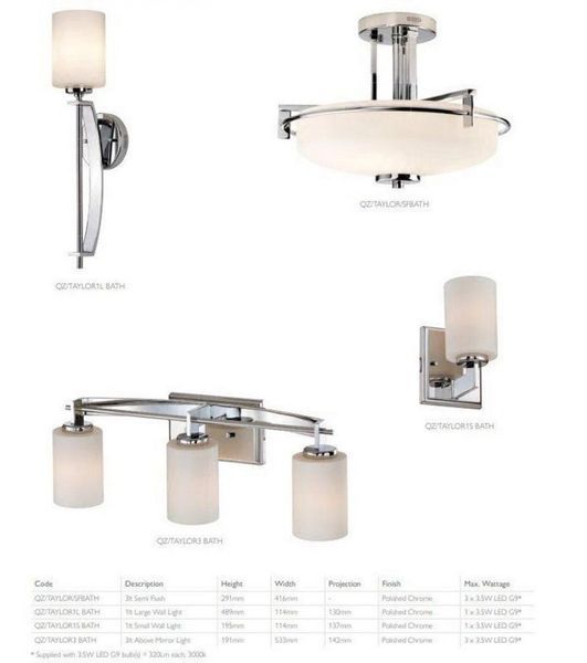 Світильник для ванної TAYLOR Elstead QZ-TAYLOR1L-BATH Elstead_QZ-TAYLOR1L-BATH фото