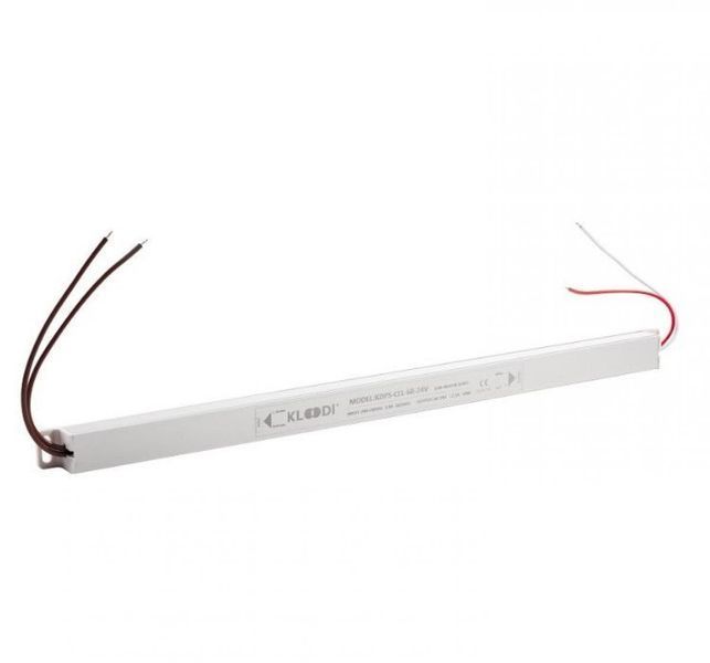 Блок живлення SLIM 60W, 24V. IP20 KLOODI KDPS-CLL60-24V KLOODI_KDPS-CLL60-24V фото