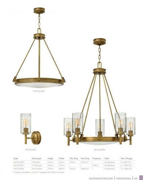 Люстра COLLIER Elstead HK-COLLIER5 Elstead_HK-COLLIER5 фото
