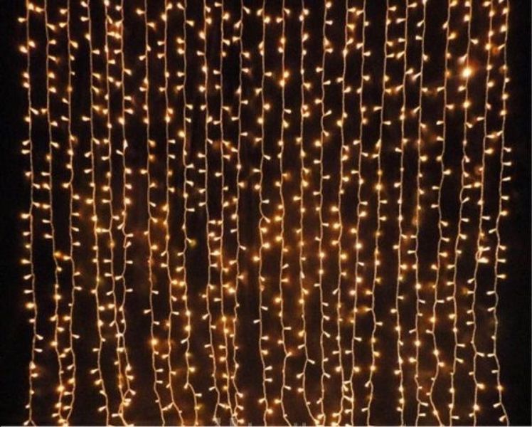 Гирлянда Curtain, 720 LED, 2x6 м, прозрачный кабель, теплый белый свет, IP20 IPB L-PLS-4815-2,0x6,0M 102-0325 IPB_L-PLS-4815-2,0x6,0M_102-0325 фото