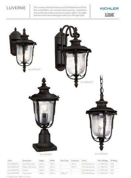 Светильник подвесной уличный LUVERNE Elstead KL-LUVERNE8-M Elstead_KL-LUVERNE8-M фото
