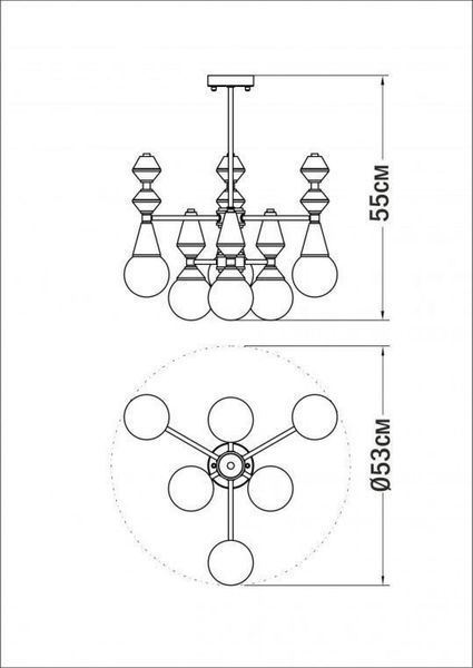 Люстра Dome PikArt 5112-8 PikArt_5112-8 фото