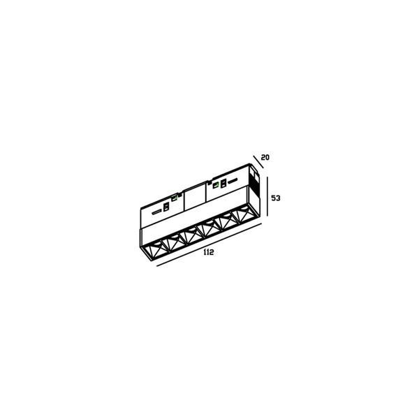 Светильник трековый LUTIS Skarlat RGD2001 6Ч1.5W BK 3000K Skarlat_RGD2001 6Ч1.5W BK 3000K фото
